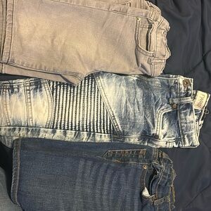 Boys 5T Jean bundle Two pair of shorts and one pants